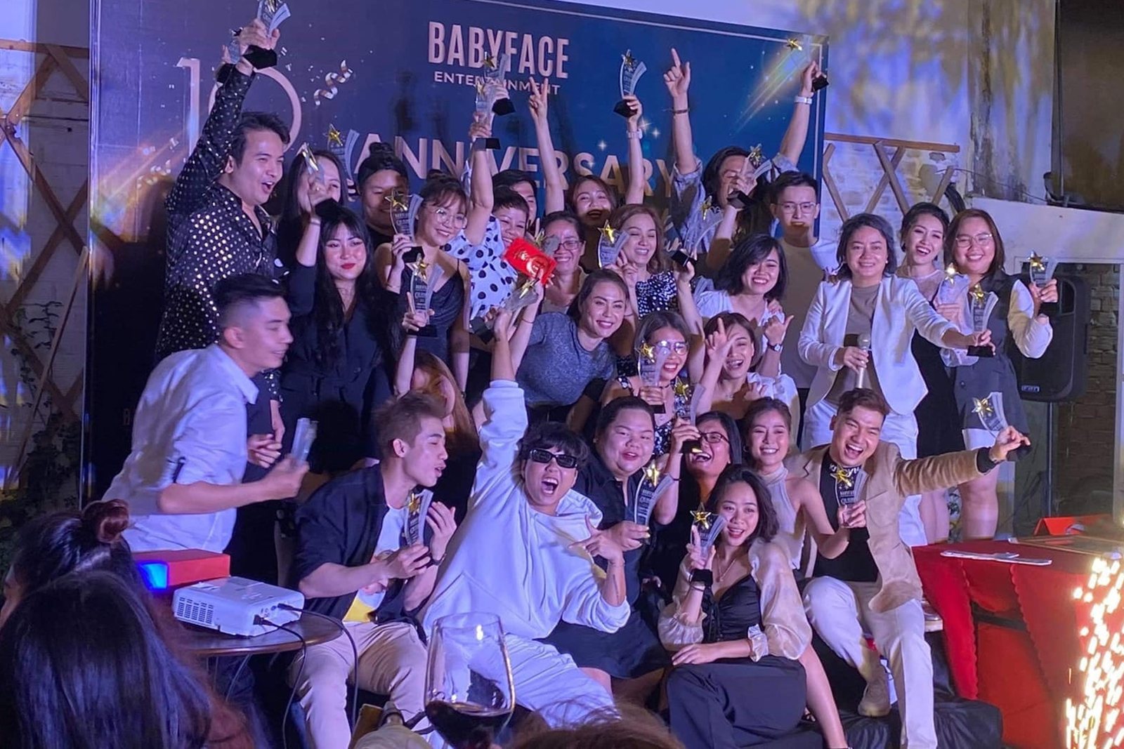 The Babyface team at an event
