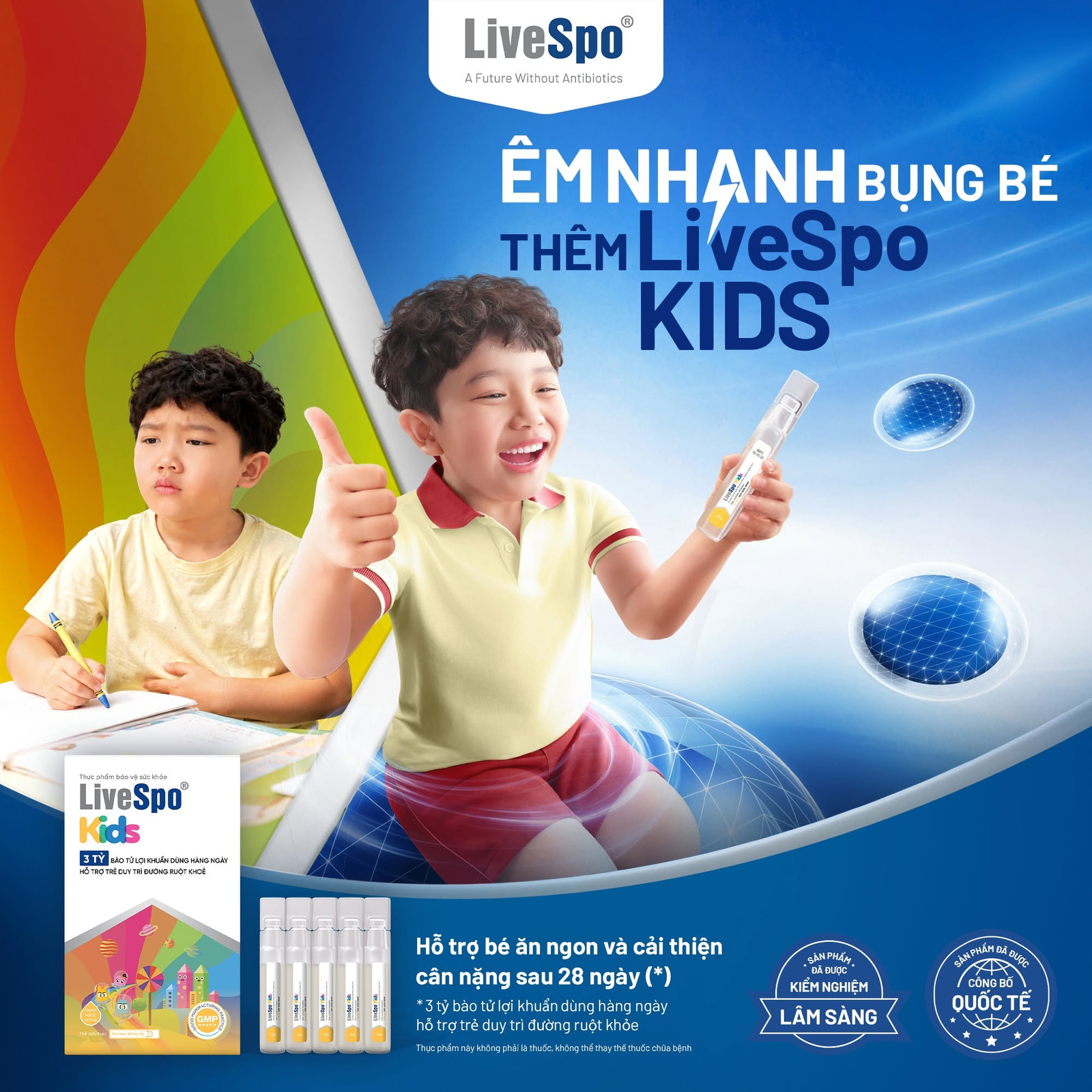 LiveSpo Kids · Buổi chụp gia đình - key visual