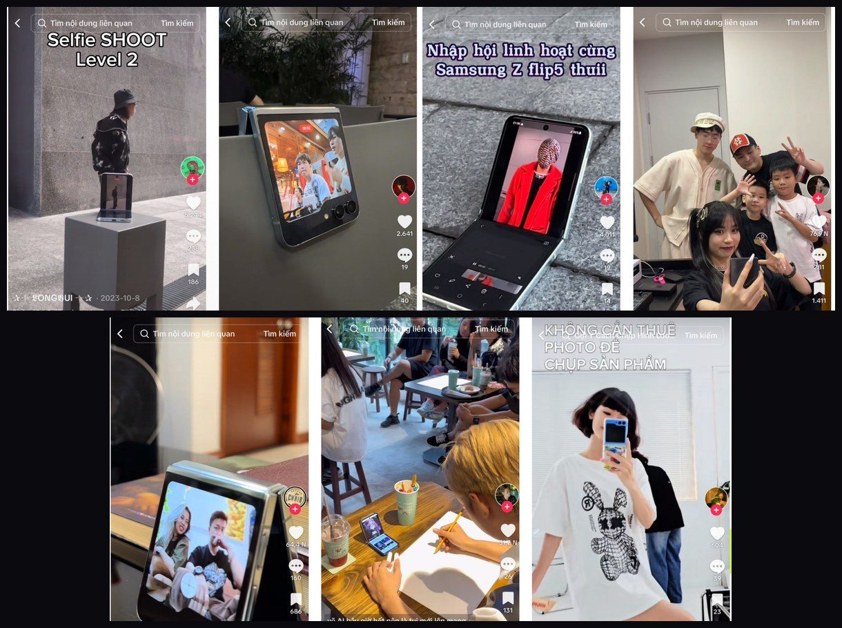 Samsung Galaxy Z Flip5 · Nhập hội linh hoạt