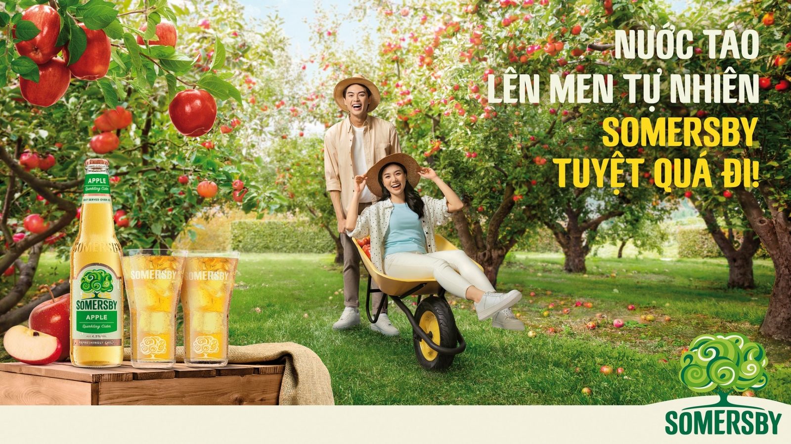 Nước táo lên men tự nhiên Somersby